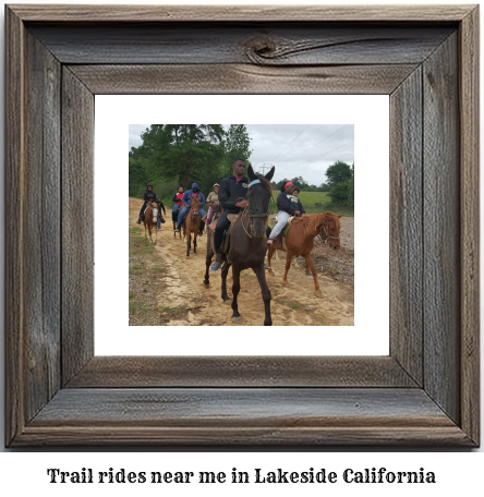 trail rides near me in Lakeside, California